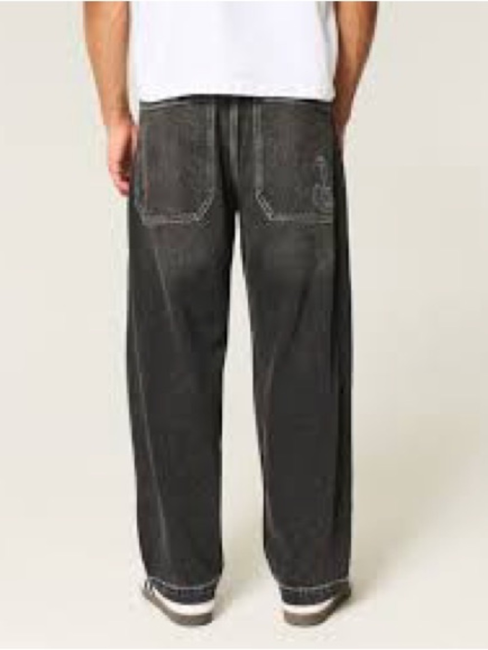 Hollister Baggy Skater Jean Black Jeans Waist 30 Length 32